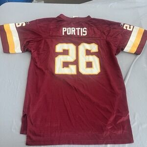 Vintage Washington Redskins Clinton Portis #26 Reebok Football Jersey YOUTH XL